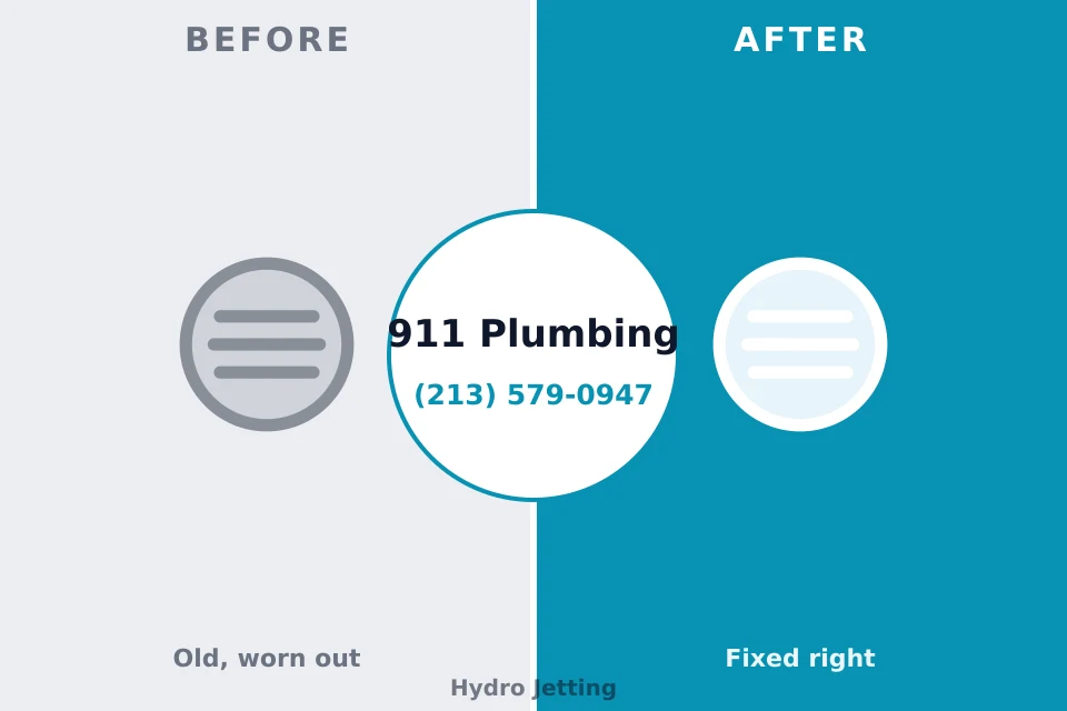 Before and after: plumbing repair Scotts Hill, TN